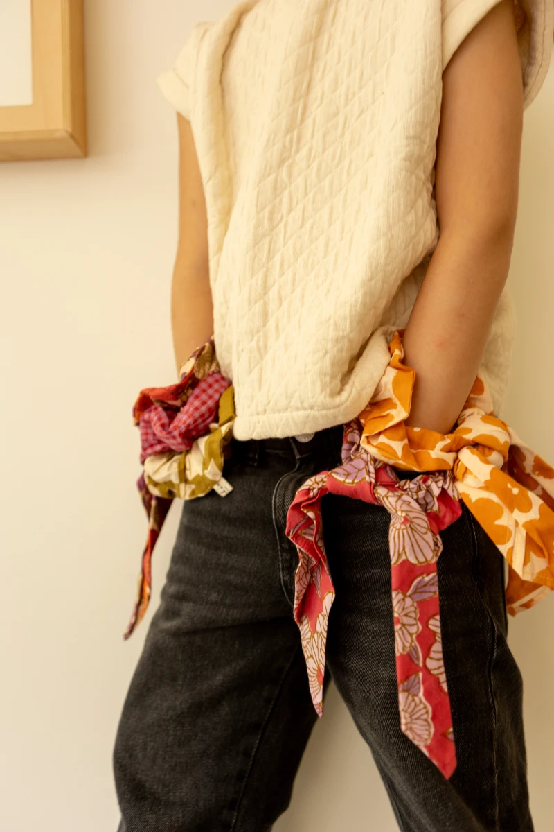 Chouchou Foulard Mano "Flora Bold"