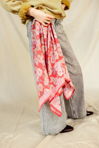 Big Foulard Latika "Bloom" 2