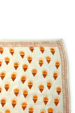 Cadeau - Big Foulard Latika Sorbet