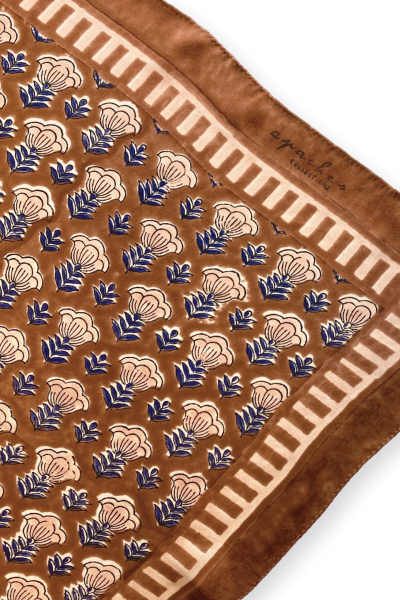 Small Foulard En Soie Manika "Poppy"