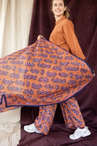Big Foulard Dupatta Violeta 2