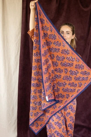 Big Foulard Dupatta Violeta 2