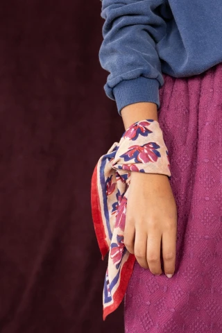 Small Foulard Dupitta Violeta 2