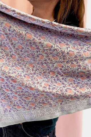 Big Foulard En Soie Latika "Amour"