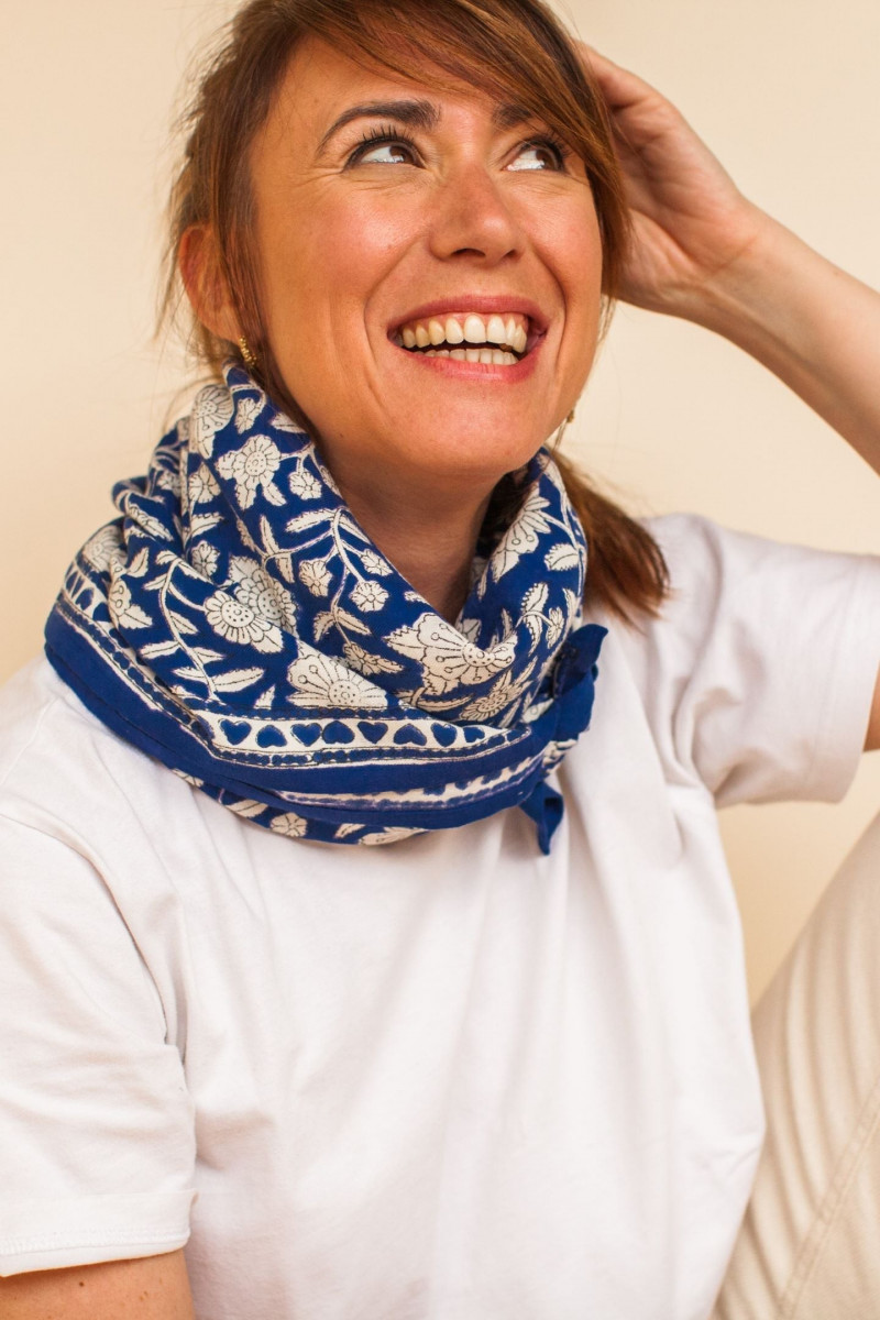 Big Foulard Latika "Cœur"