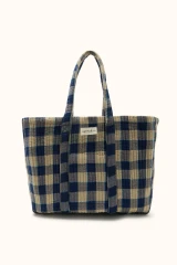 Khadi Carreaux Navy