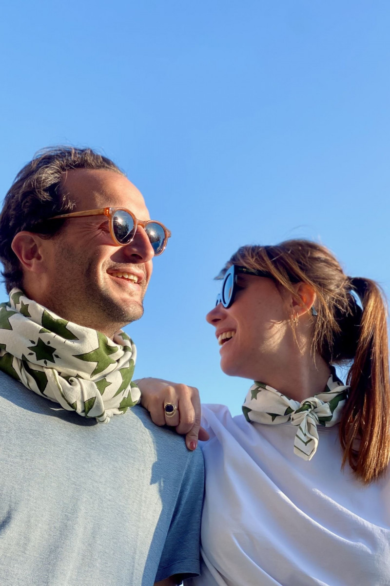 Big Foulard Latika "Happy"