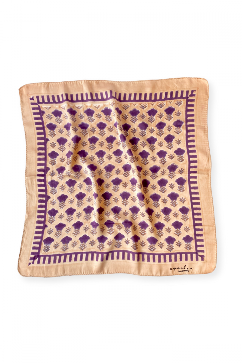 Big Foulard En Soie Latika "Poppy"