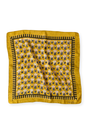 Big Foulard En Soie Latika "Poppy"