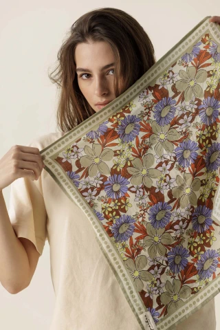 Small Foulard Manika Bouquet 2