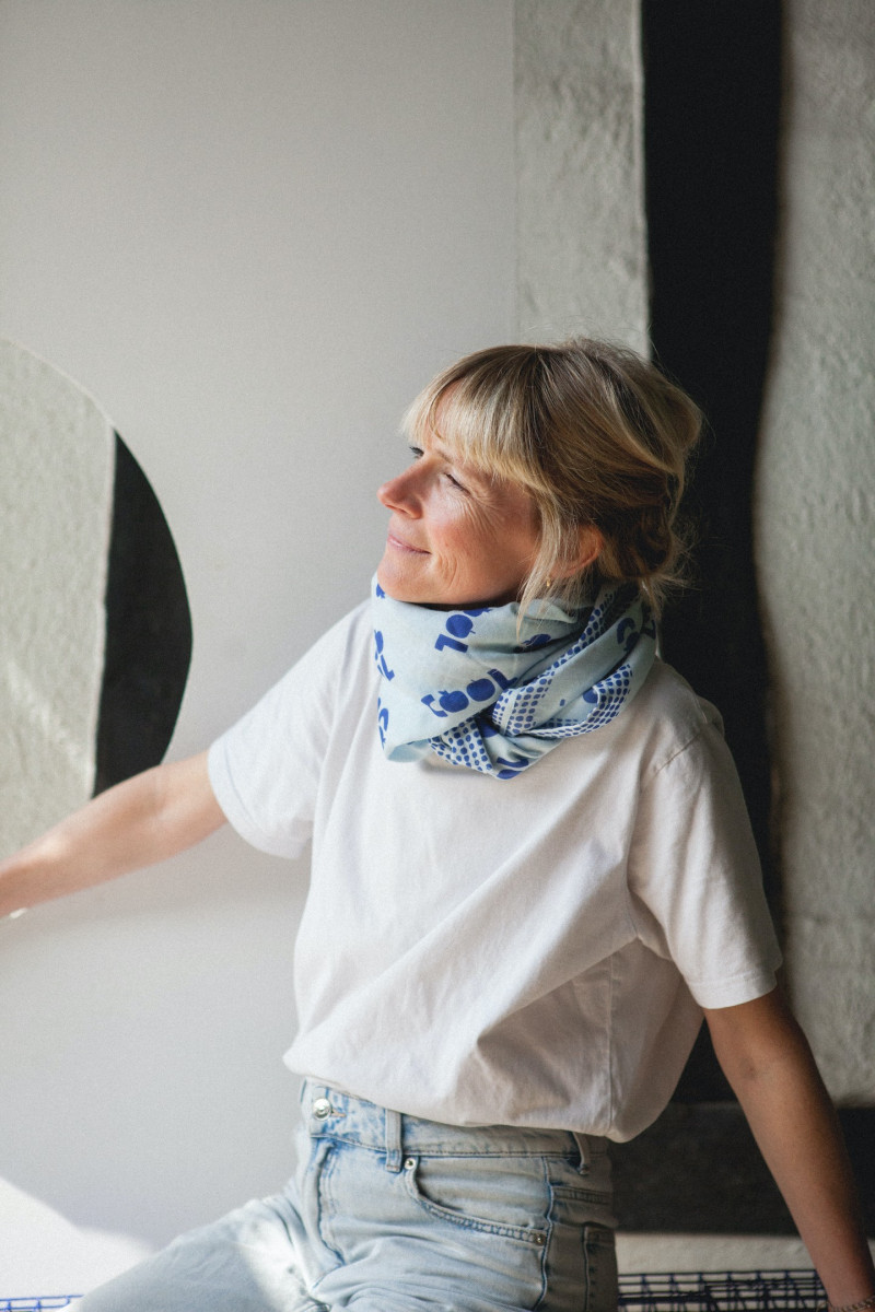 Big Foulard Latika "Cool"