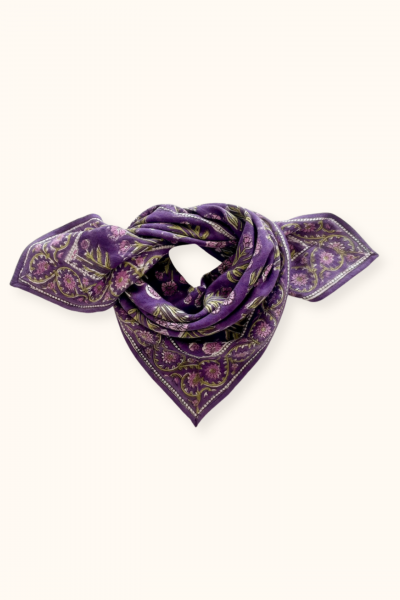 Small Foulard Manika "Bouton d'Or"