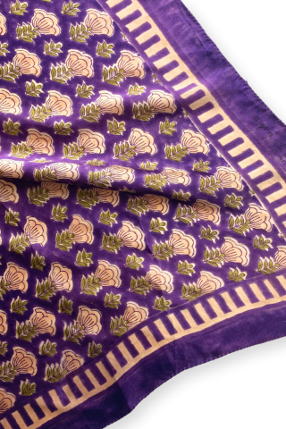 Big Foulard En Soie Latika "Poppy"