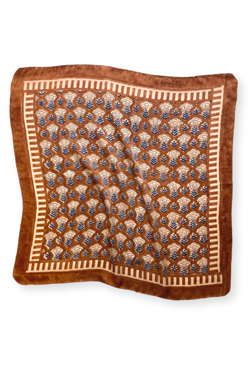 Big Foulard En Soie Latika "Poppy"