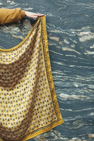 Big Foulard En Soie Latika "Poppy"