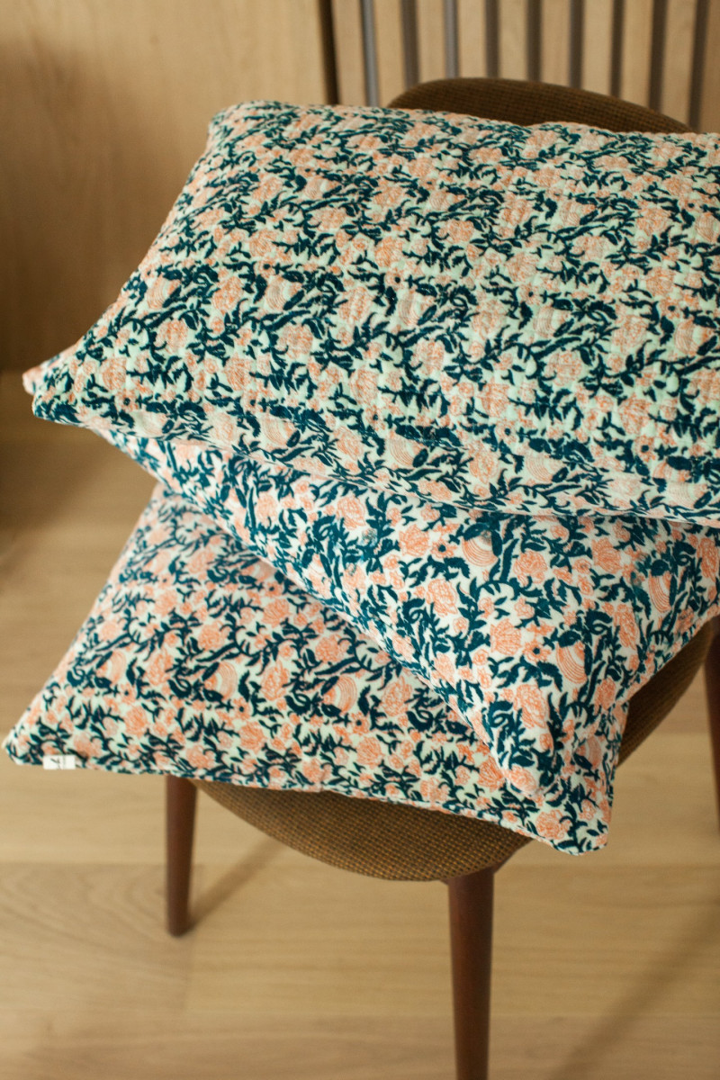 Grande Housse de Coussin Rectangulaire Tarun