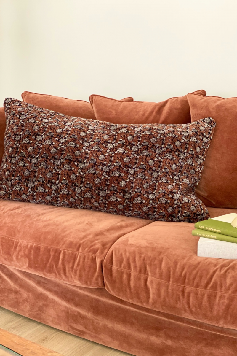 Grande Housse de Coussin Rectangulaire Tarun