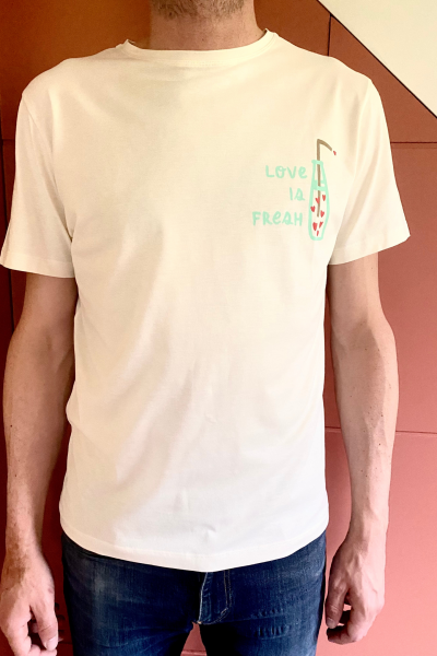 Tee-Shirt Love is Fresh Homme