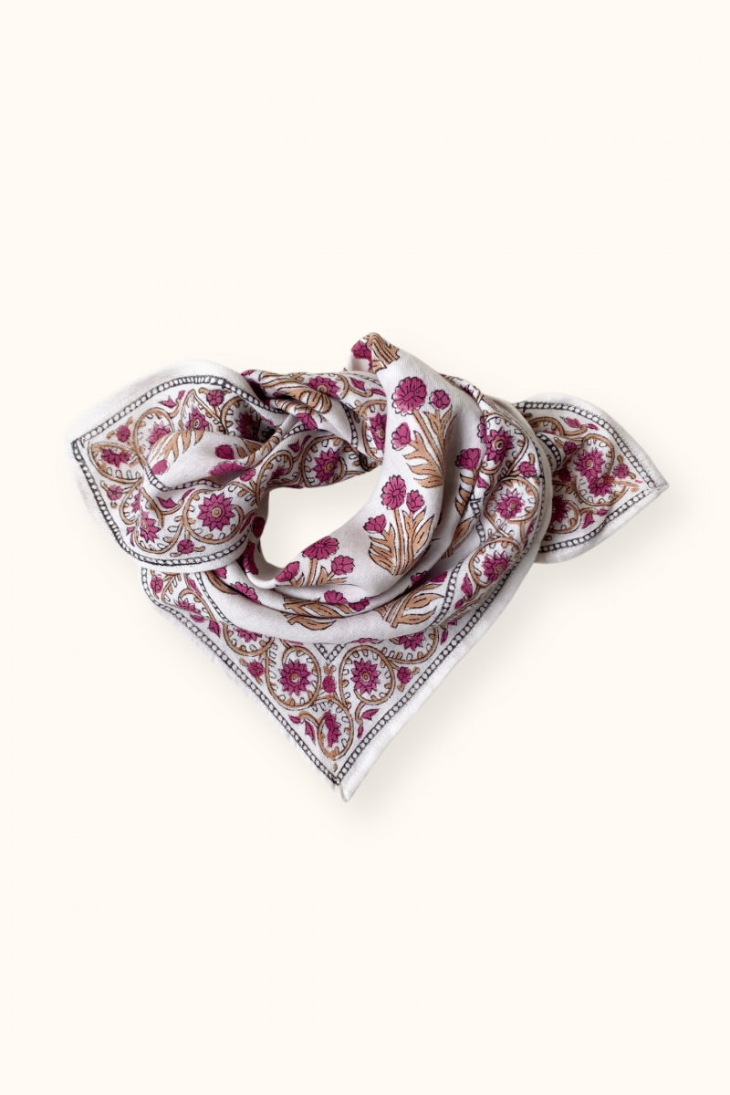 Small Foulard Manika "Bouton d'Or"