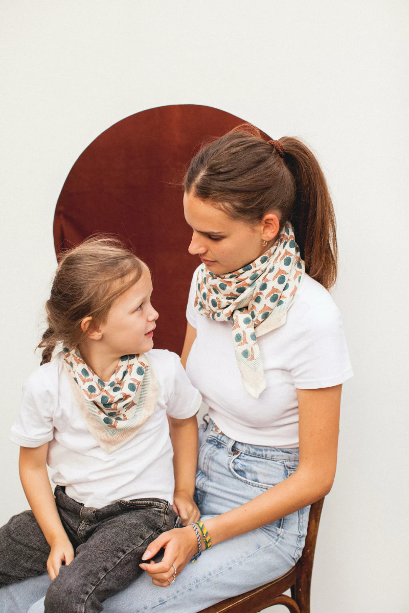 Small Foulard Manika "Lotus"
