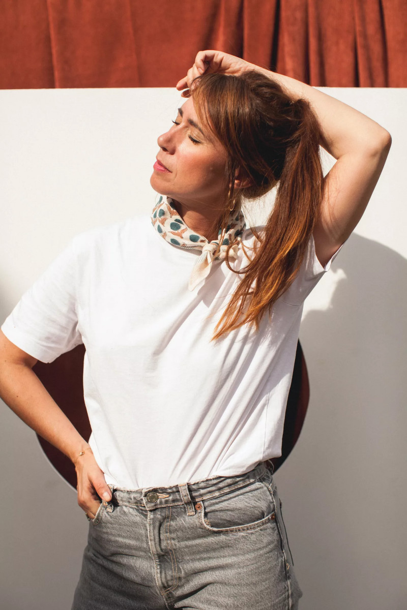 Small Foulard Manika "Lotus"