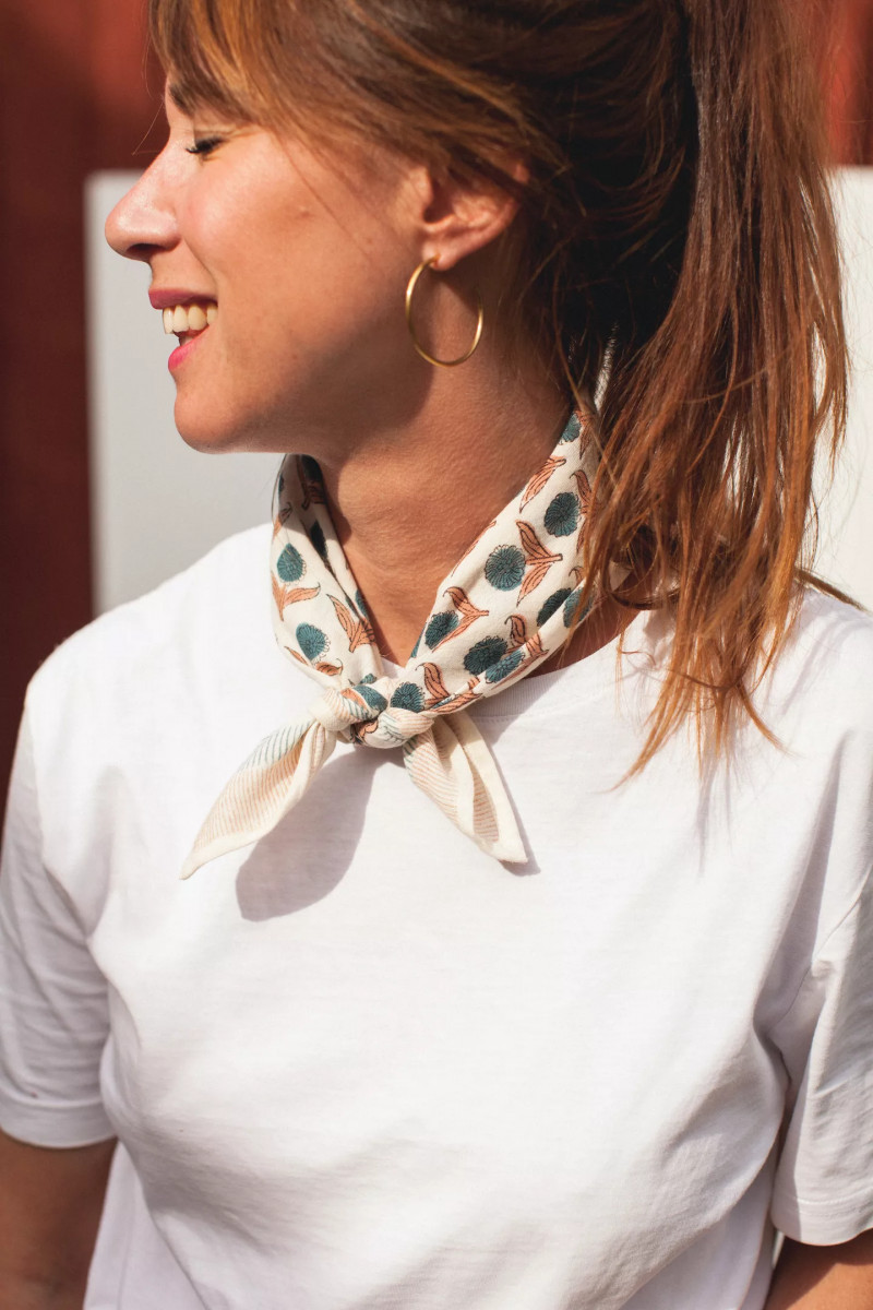 Small Foulard Manika "Lotus"