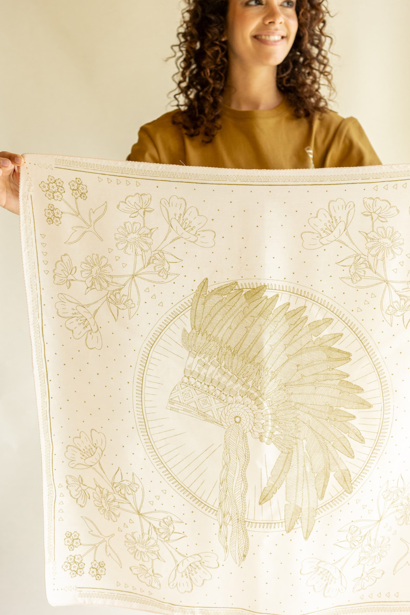Foulard Palika "Iroquois"