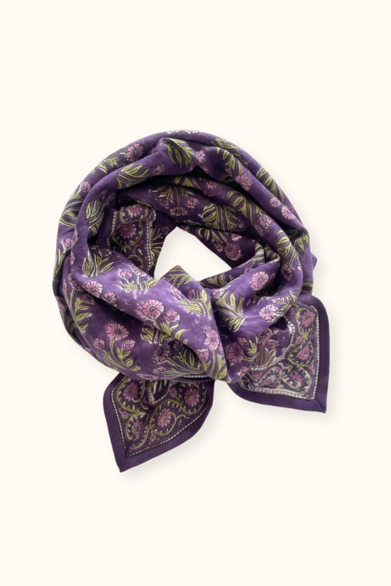 Big Foulard Latika "Bouton d'Or"