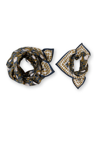 Small Foulard Manika "Éventail" 2