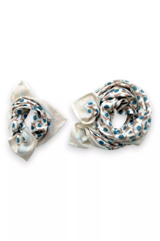 Small Foulard Manika "Lotus" Small Foulard Manika "Lotus"