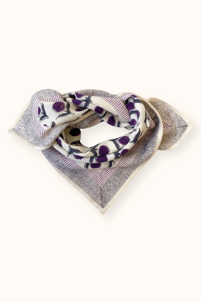 Small Foulard Manika "Lotus"