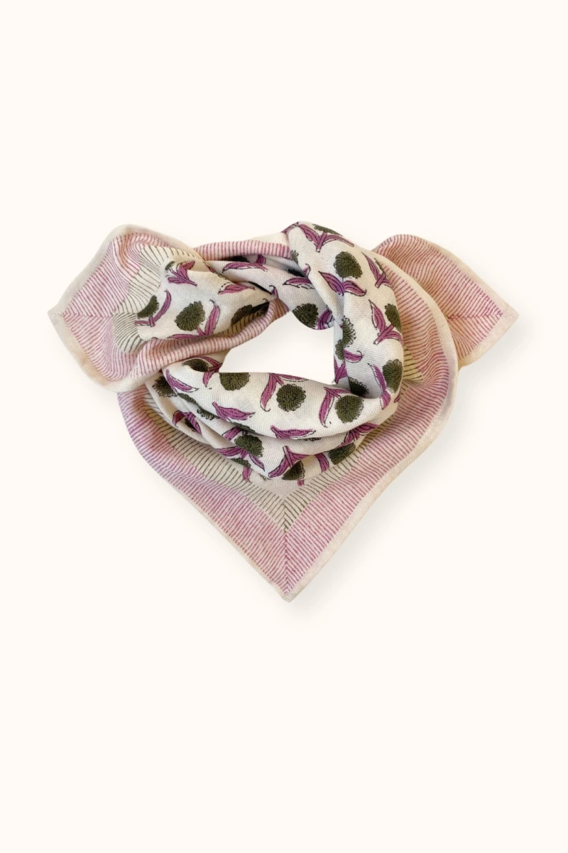 Small Foulard Manika "Lotus"