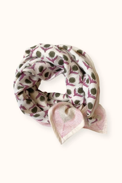 Big Foulard Latika "Lotus"