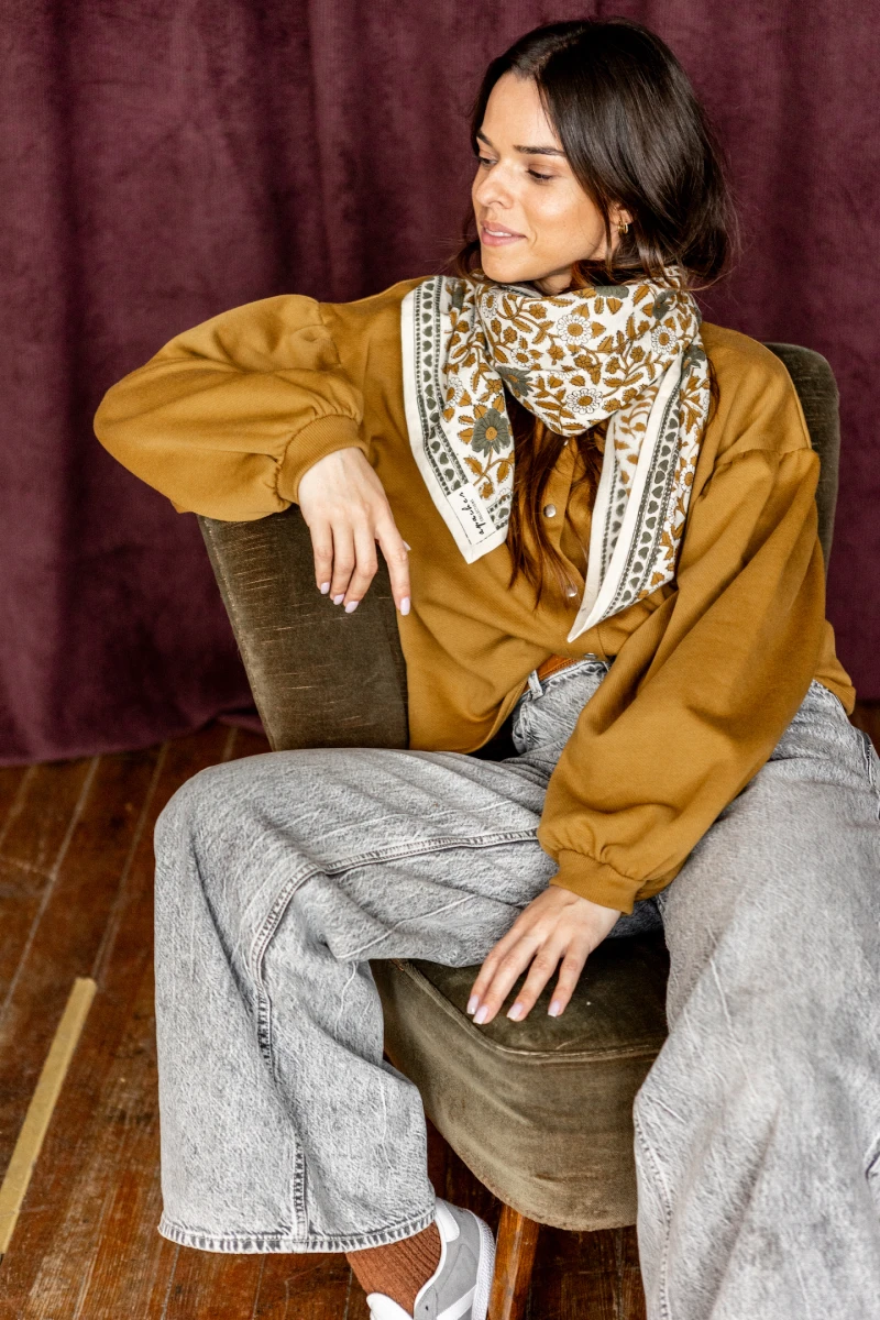 Big Foulard Latika "Cœur"