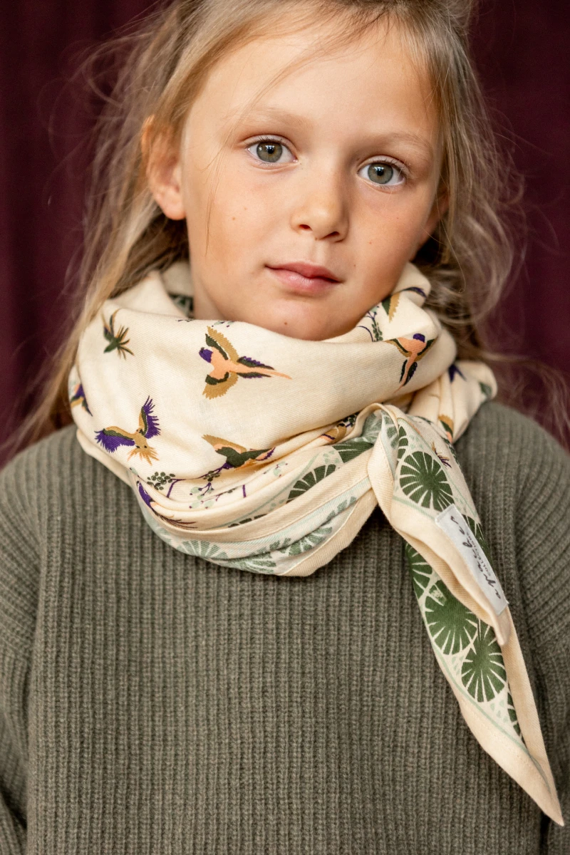 Big Foulard Latika "Cerisier"