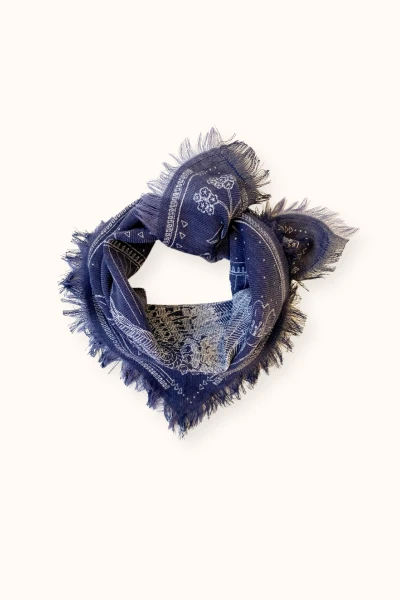 Small Foulard Laine Asha "Iroquois"