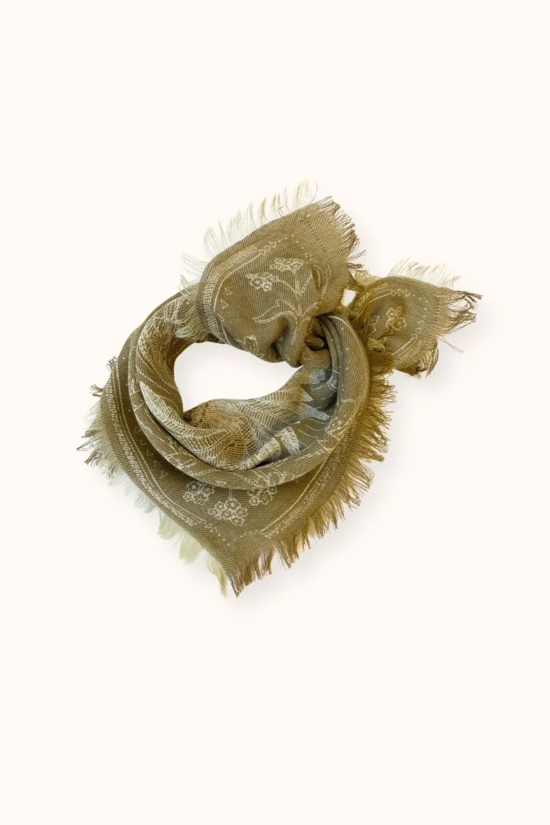 Small Foulard Laine Asha "Iroquois"