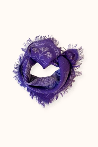 Small Foulard Laine Asha "Iroquois" 2