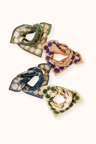 Small Foulard Manika "Cerisier" 2