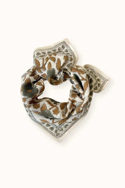 Small Foulard Laine Asha "Cœur"