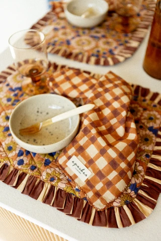 Serviette de Table Biriani "Check" 2