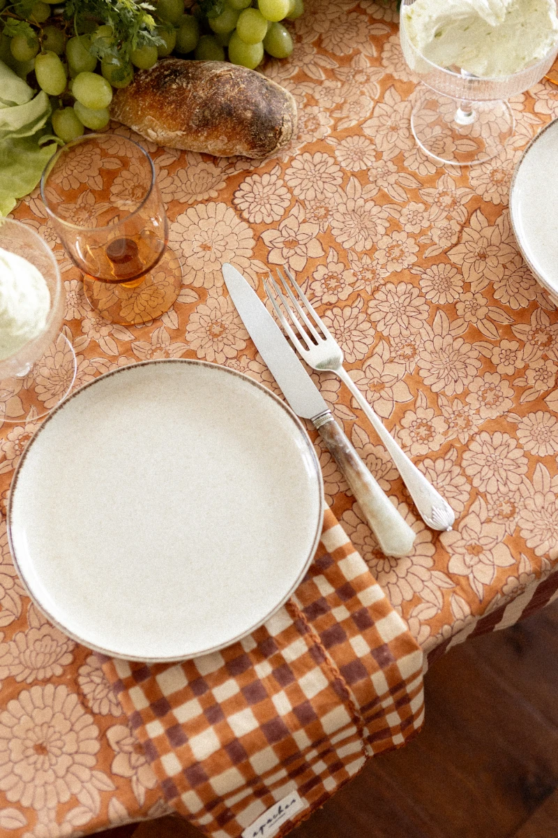 Nappe Ronde Deva "Flowers"