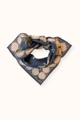 Small Foulard Manika - Cerisier Orage