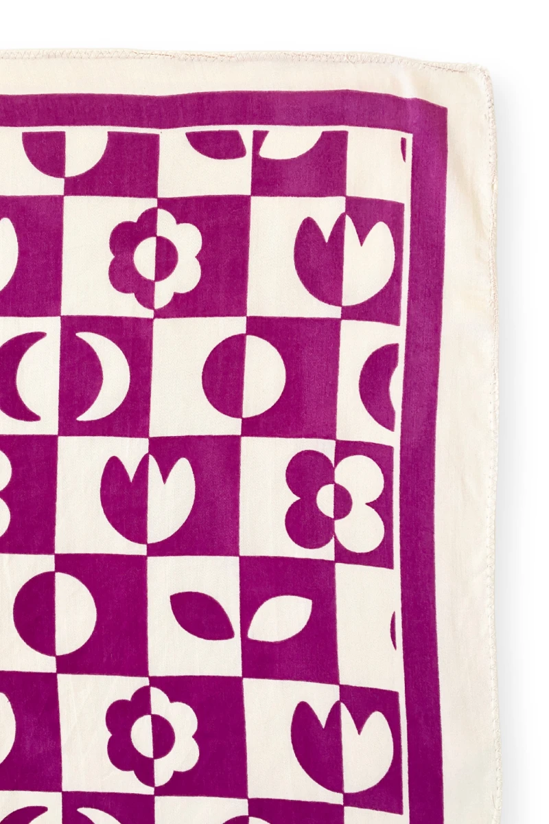 Big Foulard Palika "Damier"