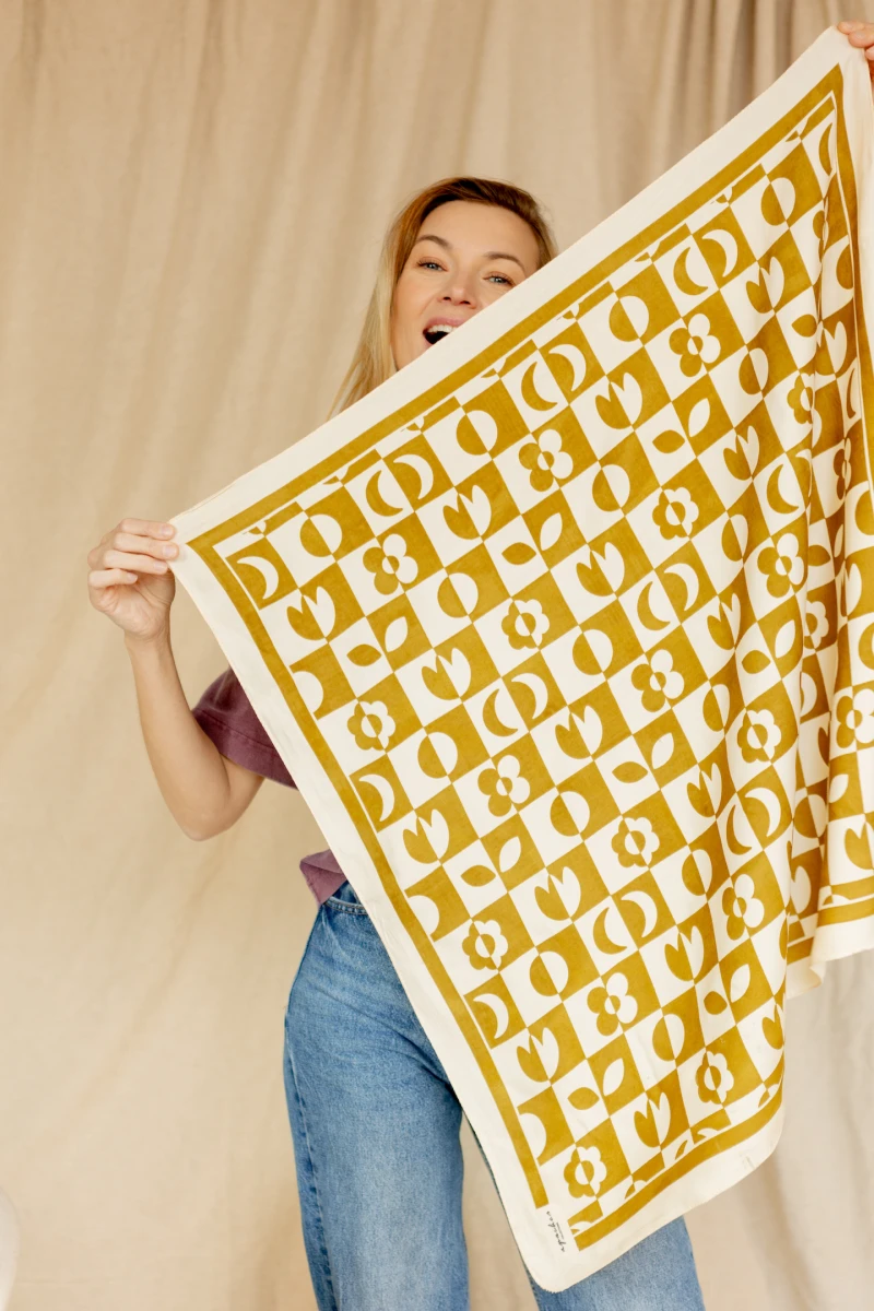 Big Foulard Palika "Damier"