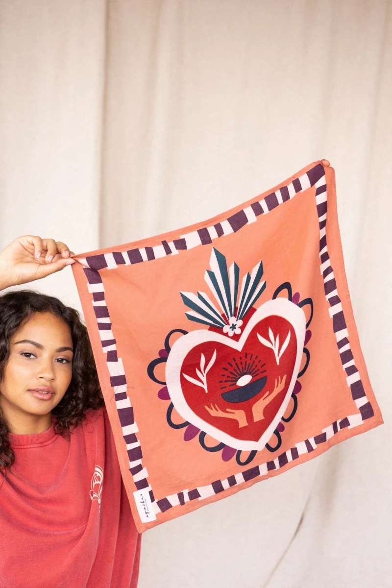 Small Foulard Manika Corazon