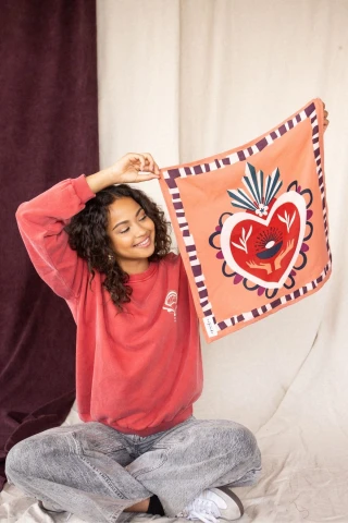 Small Foulard Manika Corazon 2