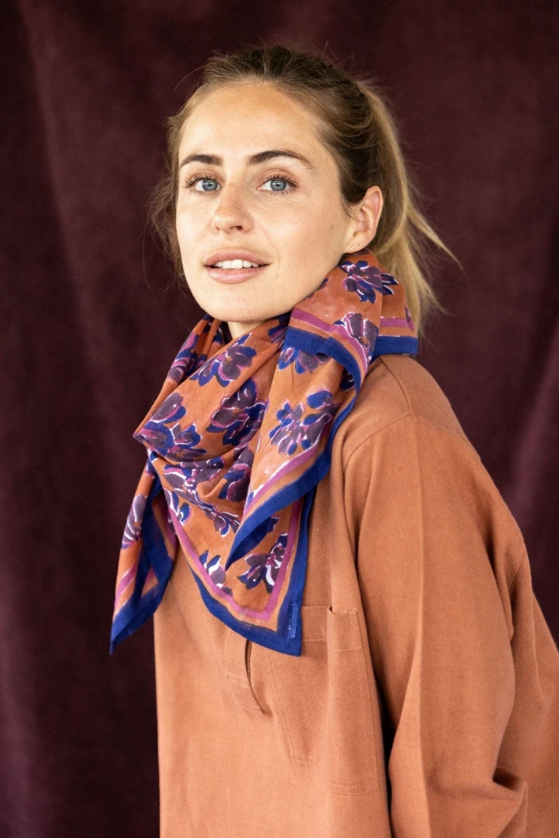 Big Foulard Dupatta Violeta