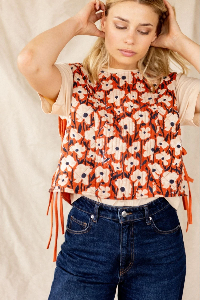 Pull sans manches Indrani