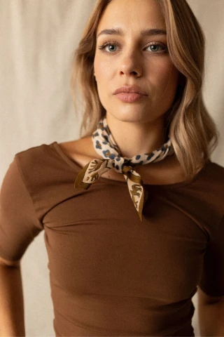 Small Foulard en coton Dupitta 2